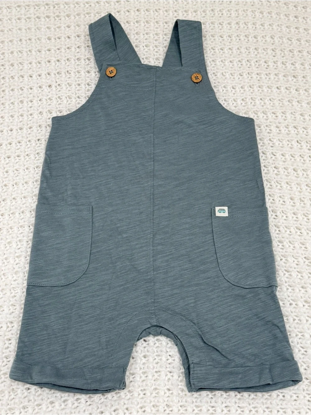 Carter’s Baby 3-Piece Striped Shortall Set - Blue size 24 months